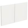 Kaboodle 1000mm Gloss White Modern Fridge Cabinet Doors - 2 Pack