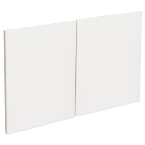 Kaboodle 1000mm Gloss White Modern Fridge Cabinet Doors - 2 Pack