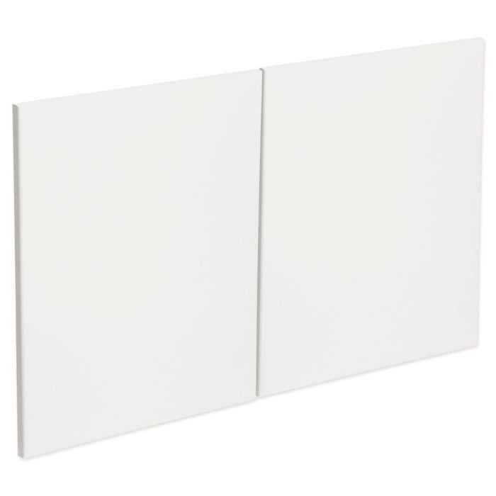 Kaboodle 1000mm Gloss White Modern Fridge Cabinet Doors - 2 Pack