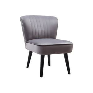 Modern Furniture SIGO 59x73cm Lounge Chair - Grey & Black
