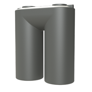 Melro Tanks 7510L Slimline Poly Water Tank - Slate Grey