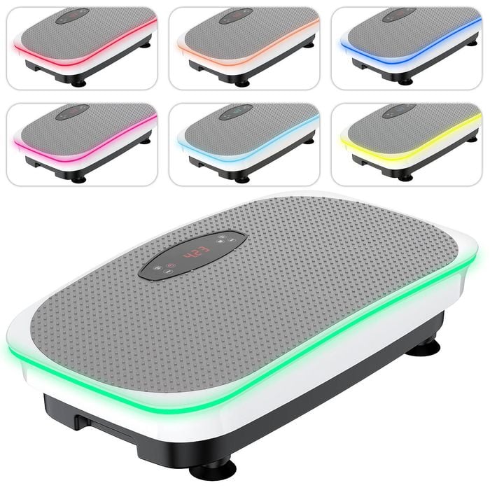 Advwin Vibration Plate Exercise Machine with Light, 150KG Capacity