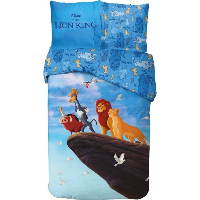 Disney The Lion King Family Cotton Quilt Cover Set - Single Bed Size