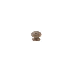 Sylvan Convex Wooden Door Knob 35mm Pine - Pine