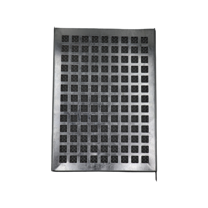 Builders Edge 230 x 165mm Galvanised Brick Vent With Mesh