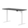 Advwin Electric Standing Desk Adjustable Height Ergonomic Sit Stand Up Desk 120cm Black White