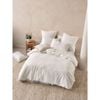 Linen House Queen Vista White Bedroom Quilt Cover Set