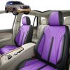Australian Goose Front Seat Covers for Nissan Patrol Y62 2013 - Current (Y62) - PU Leather, Purple (2pc)