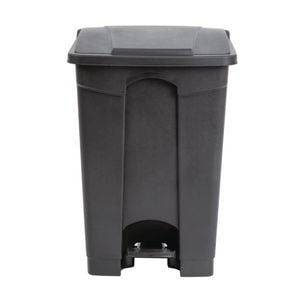Jantex Pedal Bin Black 45l Commercial Waste Management Garbage Can