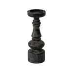 32cm Black & Bold Pillar Candleholder - Medium