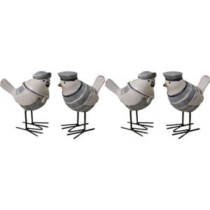 2x 2pc LVD Beach Birds Decorative Sculpture Home/Lounge Decor