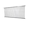 ProtectorAl 2400 x 900mm Black Flat Top Boundary And Garden Fence Panel