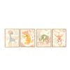4pc Maine & Crawford Jordan 50cm Kids Room Prints Canvas w/ Frame