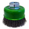 Josco 75mm x Multi-Thread Stainless Steel Crimped Cup Brush