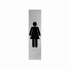 Sandleford 200 x 50mm Stainless Steel Female Sign