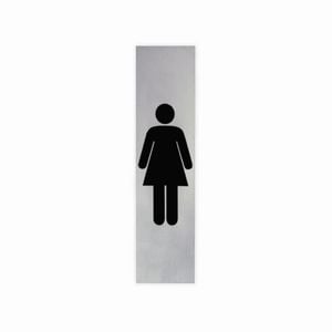 Sandleford 200 x 50mm Stainless Steel Female Sign
