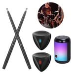 Powerstrike AIR Virtual Electronic Drum Kit - 7-Piece Invisible Digital Drum Set w/ Drumsticks, Foot Pedal Sensors & Speaker