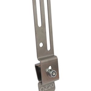 1x OZ20 Awning Gutter Mount Stainless Steel Bracket