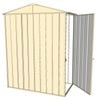 Build-a-Shed 1.5 x 0.8 x 2.3m Gable Shed with Single Hinged Side Door - Cream