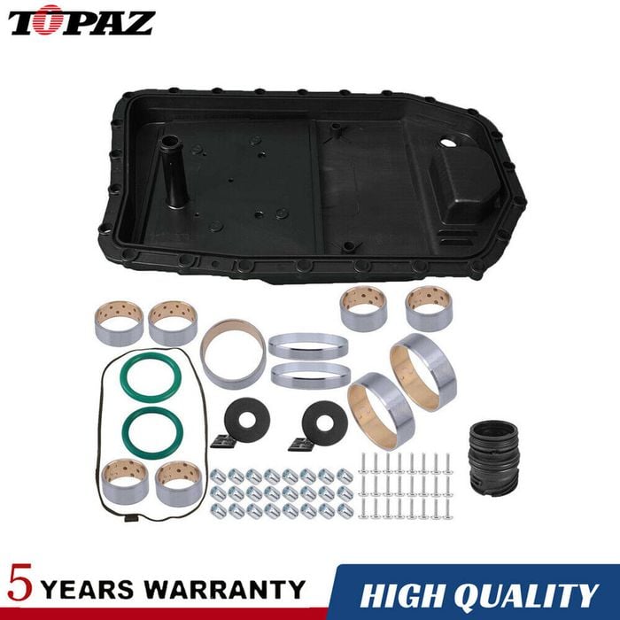 NEW Auto Trans Oil Pan Filter + Repair Kit + Sleeve for BMW E60 E83 E89 E90