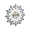 Artiss 60CM Wall Clock Crystal Black