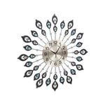 Artiss 60CM Wall Clock Crystal Black