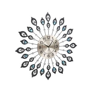 Artiss 60CM Wall Clock Crystal Black