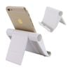 Foldable Desk Phone Tablet Stand Adjustable Universal Holder (White)