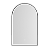 Attica Arch 1200mm Black Framed Arch LED Mirror