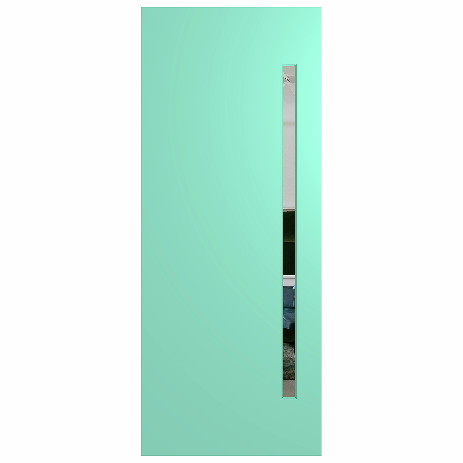 Hume 2040 x 820 x 40mm Verve External Door VER2 - Clear Glass thumbnail 2