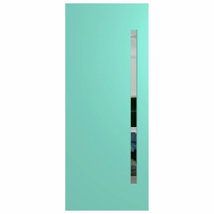 Hume 2040 x 820 x 40mm Verve External Door VER1 - Clear Glass