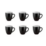 Trenton Bevande Coffee Mug 400ml Set 6 - Raven Black