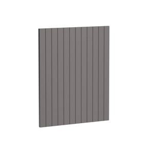 Kaboodle 600mm Smoked Grey V-Groove Cabinet Door