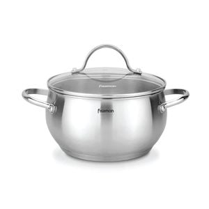 Stockpot With Glass Lid Stainless Steel 5.9 Ltr - Martinez Series