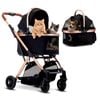 Advwin 3in1 Pet Stroller Dog Pram Foldable Dog Cat Carrier Cage Travel Pushchair