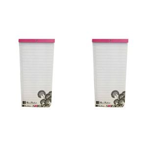 2x Lantern Studios Florence Broadhurst Shopping List Paper Pad Notes Stationery