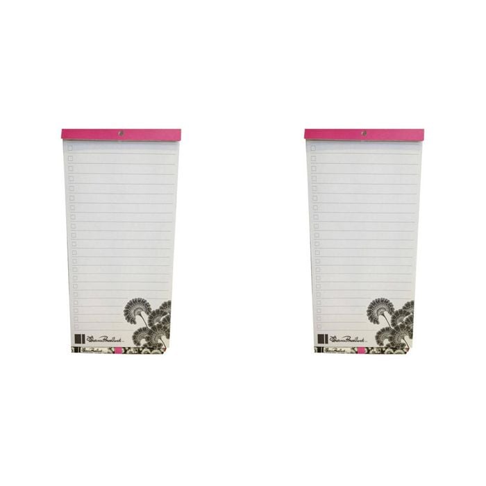 2x Lantern Studios Florence Broadhurst Shopping List Paper Pad Notes Stationery