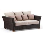 Coco 2 Seater Daybed In Outdoor Rattan Wicker
