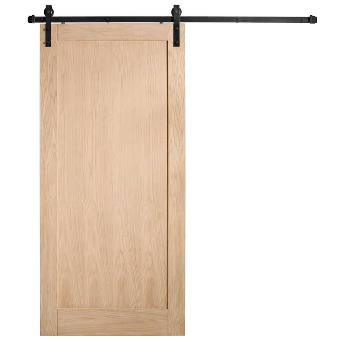 Corinthian 2450 x 1000 x 35mm Internal Barn Door American Oak Moda AWOBD1