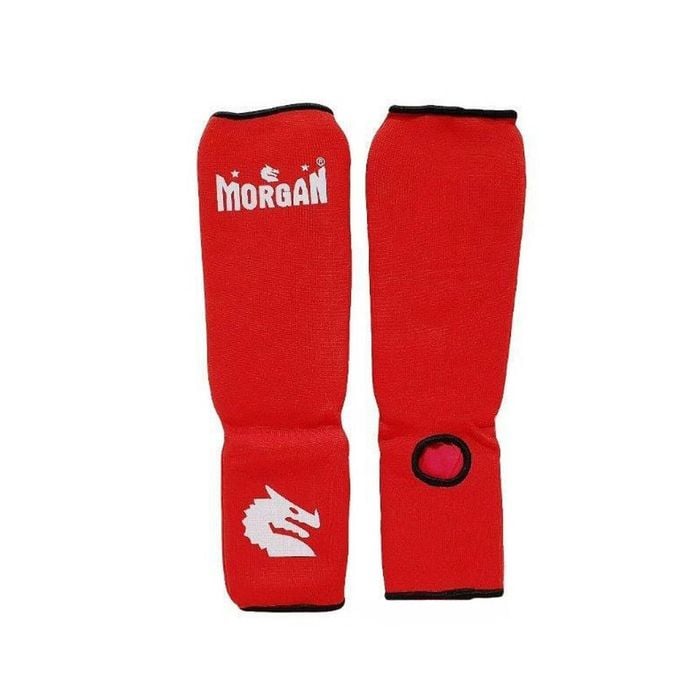 Morgan Elastic Shin & Instep Protectors[red Large]
