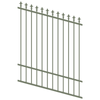 ProtectorAl 0350-1200W x 1500H Pale Eucalypt Spear Top Pool Fence Panel Raked Up to 15º