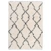Loopsie-330cm X 240cm-rusk Cream And Black Diamond Shag Rug
