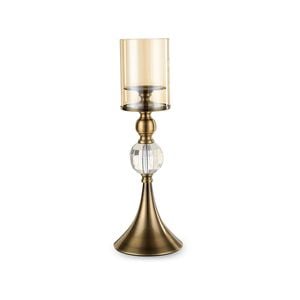 SOGA 43cm Glass Candle Stand – Perfect for Events, Gifting & Home Decor