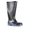 Bata Industrials Black/Blue Utility 400 Safety Toe and Midsole PVC Gumboot - Size 5