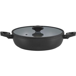 Essteele Per Salute 28cm Covered Sauteuse Pan Induction/Gas Casseroles/Stews BLK