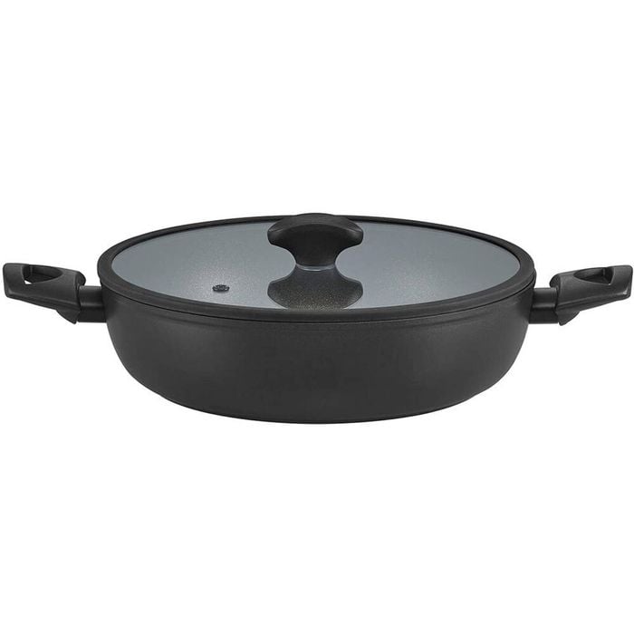 Essteele Per Salute 28cm Covered Sauteuse Pan Induction/Gas Casseroles/Stews BLK