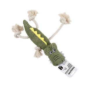 Happy Tails Crocodile Plush Dog Toy