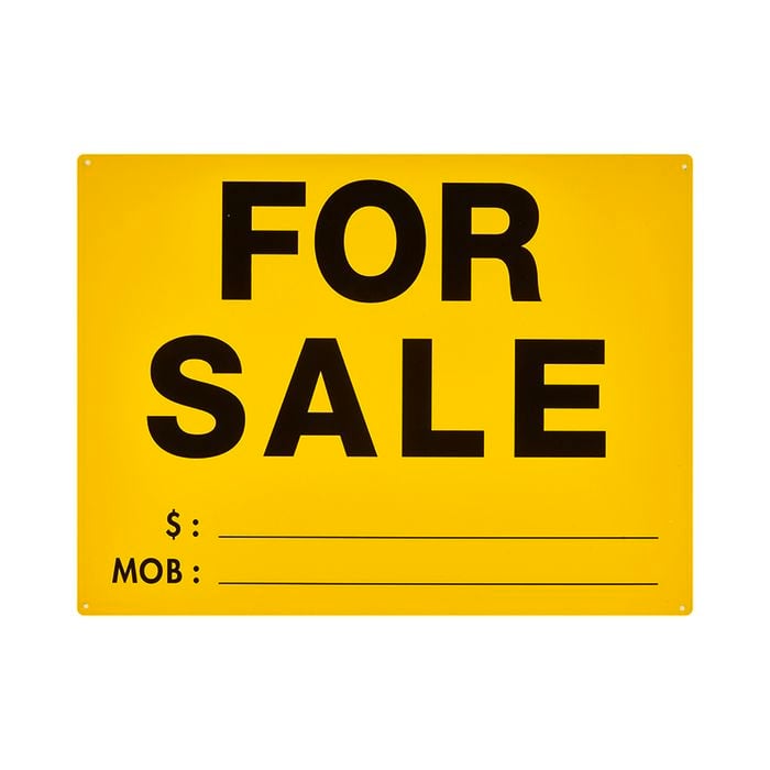 Sandleford 450 x 600mm For Sale Plastic Sign