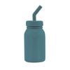 Melii Luxe Silicone Straw Bottle 230ml - Blue