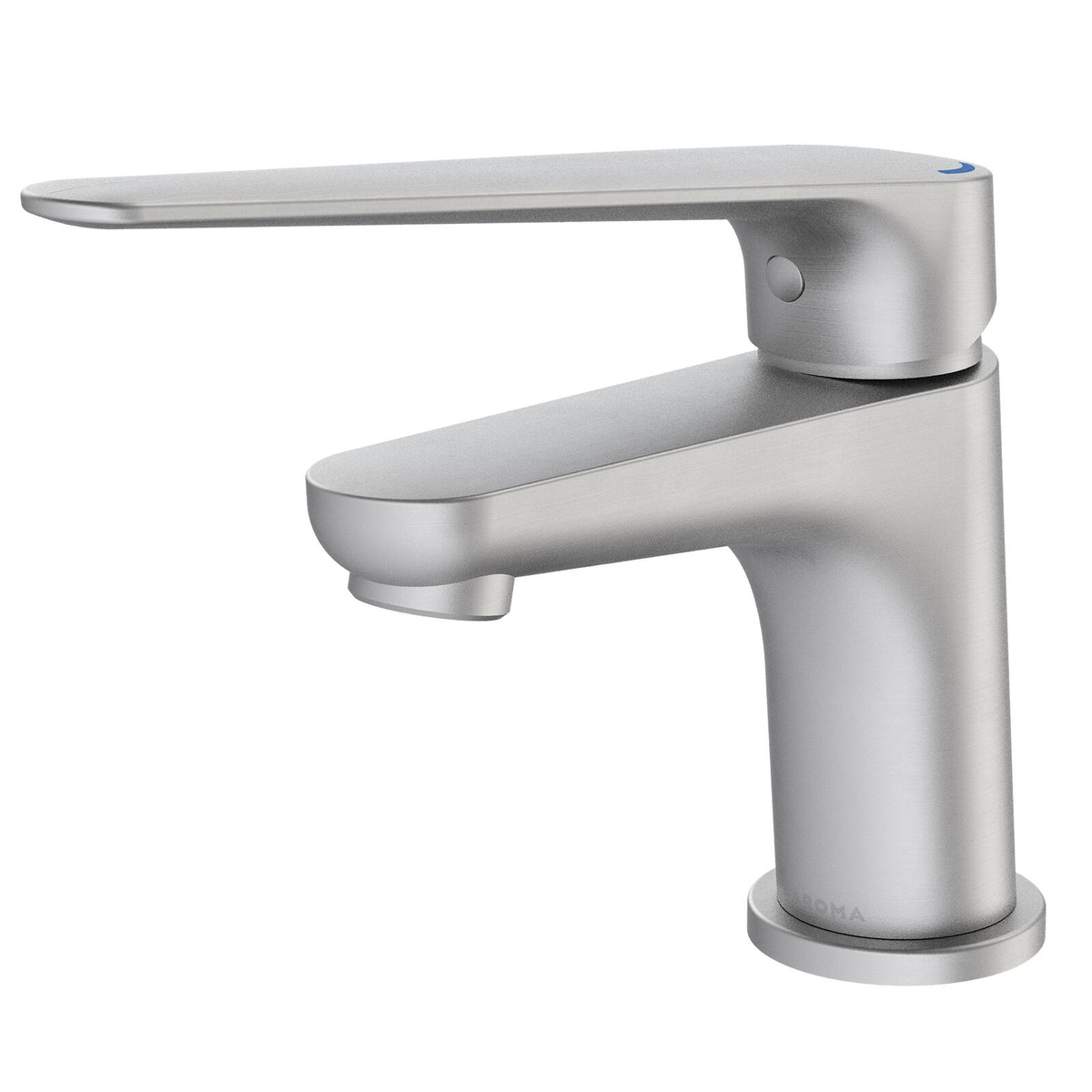 HomeCare by Caroma Brushed Nickel Assistant Living Basin Mixer ...